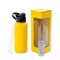 Makerflo 32 oz Hydro Powder Coated Water Bottle with 2-in-1 Lid | Craft-Ready for DIY Gifts & Personalization (Laser Engravable, UV DTF, Epoxy, Vinyl) - Not for sublimation and DTF